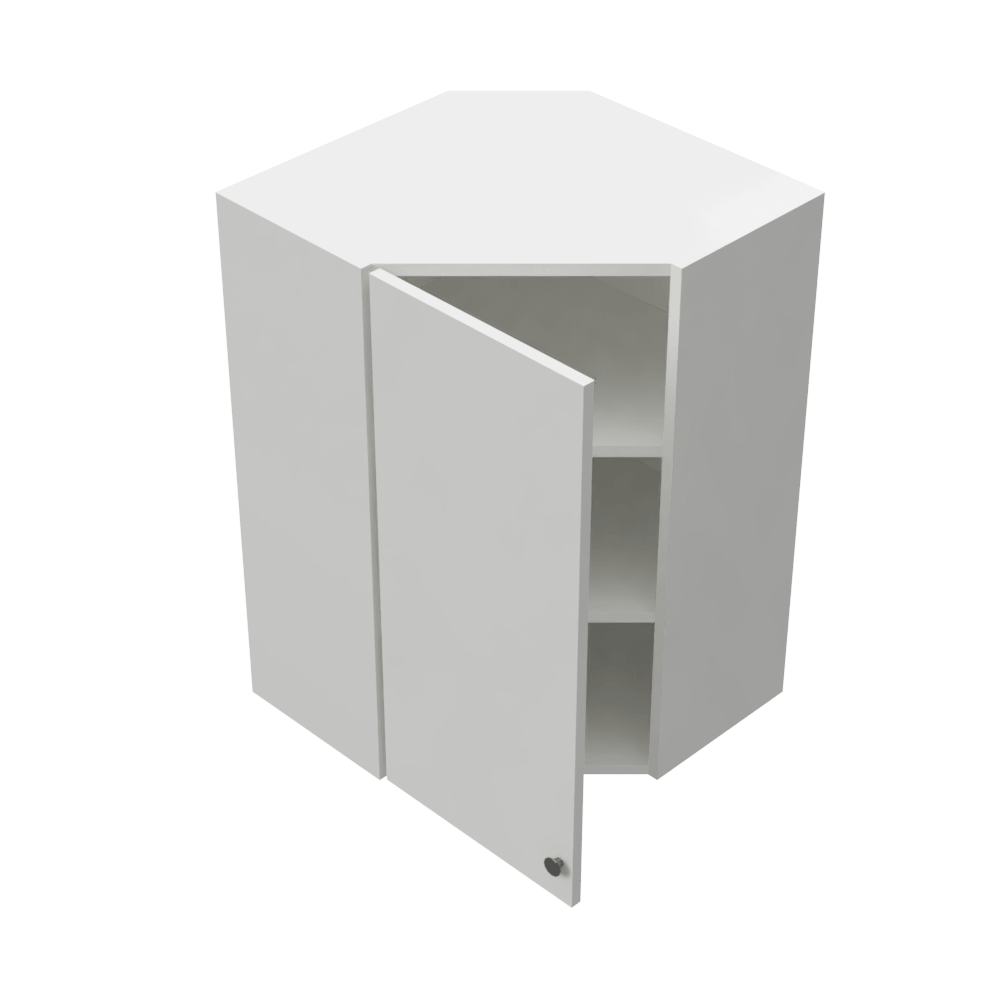 Single Slab Wall Kitchen Cabinet - Angled Corner Single Door Left Hand